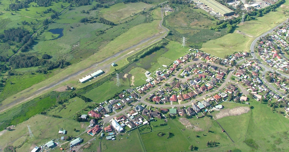 Wallsair aerial looking SE